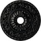 Ekena Millwork Vaduz Ceiling Medallion (Fits Canopies up to 3 1/2"), 23 1/2"OD x 3 1/2"ID x 2 1/8"P, Black Pearl CM23VABPS - alternate 1